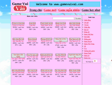 Tablet Screenshot of gamevuivai.com
